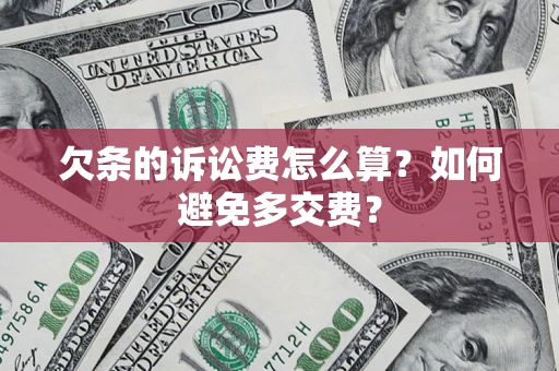北京欠条的诉讼费怎么算？如何避免多交费？
