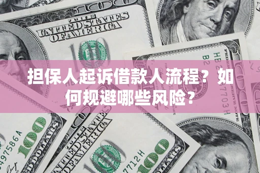 北京担保人起诉借款人流程？如何规避哪些风险？